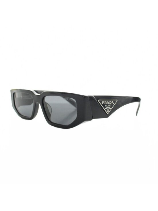 Prada Triangle Logo Plate Sunglasses Black Eyewear main image 6